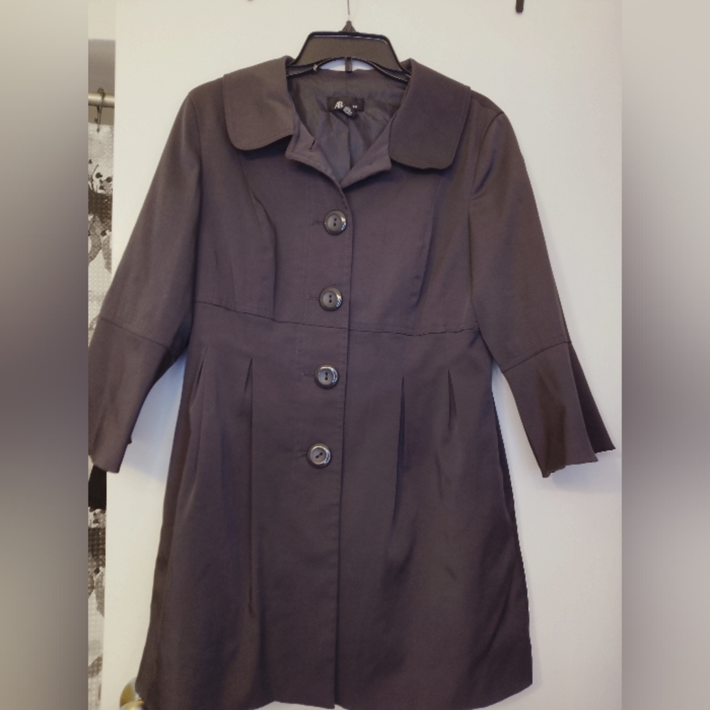 AB Studio Eggplant Women's Rain Coat